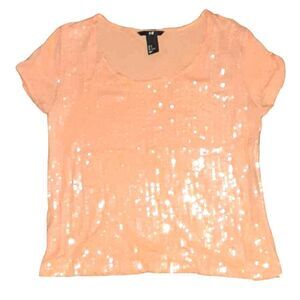 H&M Sequined Top Size S